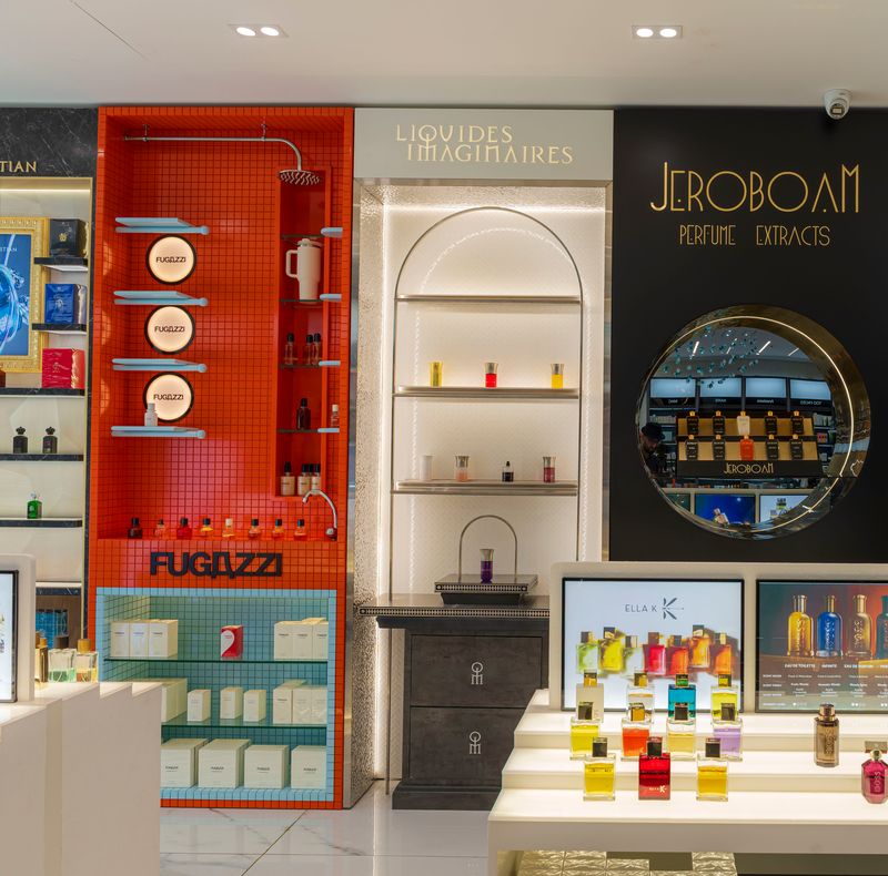 Fugazzi, Liquides Imaginaires and Jeroboam units at MS Cosmetics, Erbil